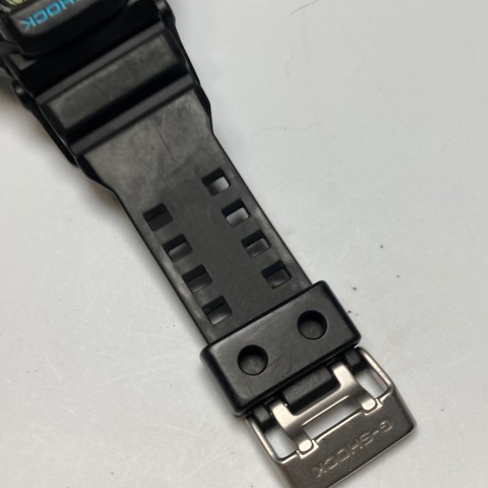Casio Gshock GD-350, black positive display with teal accents, new battery - Picture 11 of 16